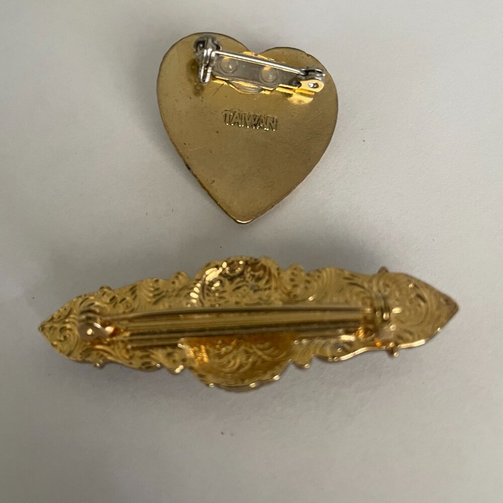 Vintage Brooches - Set of Two - Picture 2 of 2